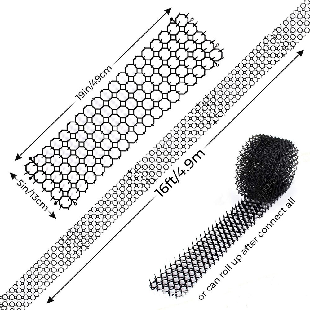Filet Anti-chat pour jardin, clôture garde les chats à distance, clôture de balcon en plastique, tapis d'épine pour chat, filet de Protection des plantes de jardin