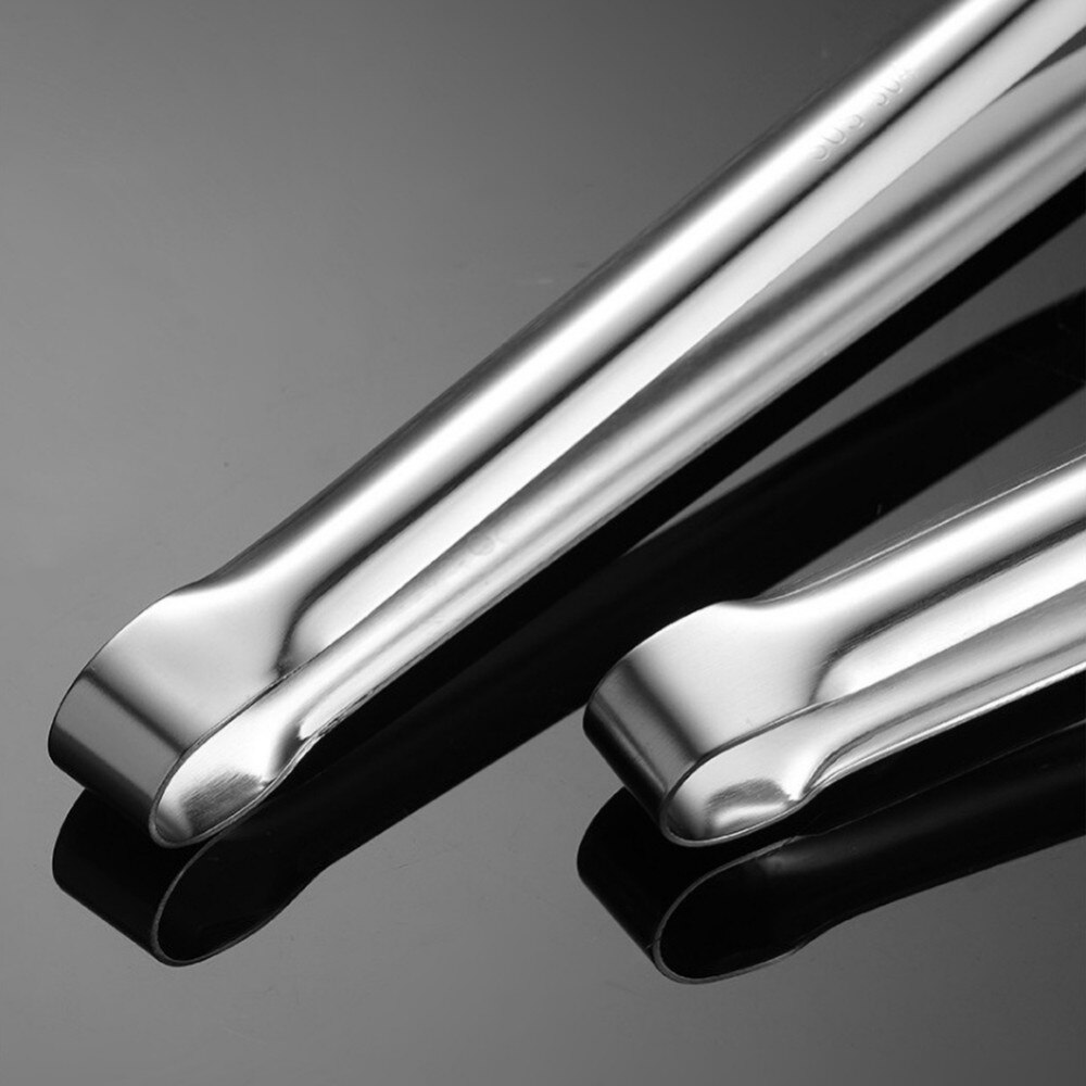 Stainless Steel Food Tongs Thicken Buffet Tools Anti Heat Bread Clip Pastry Clamp Barbecue Kitchen Tongs Kitchen Accessories