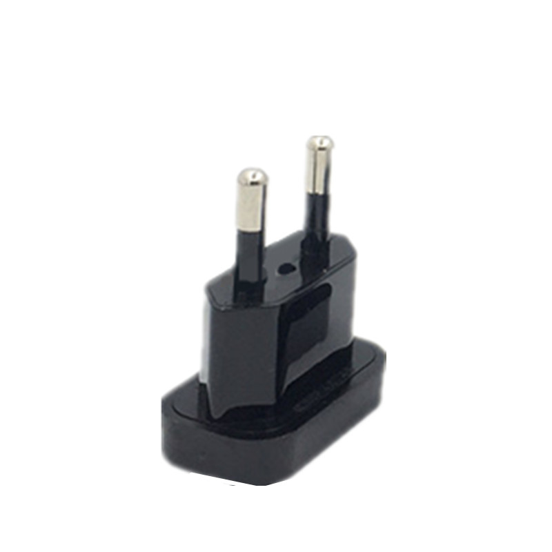 4.8mm eu-adapter reiseadapter amerikansk kina us til eu-plugg euro-plugg elektrisk adapter ac stikkontakt: Himmelblå / Japan plugg