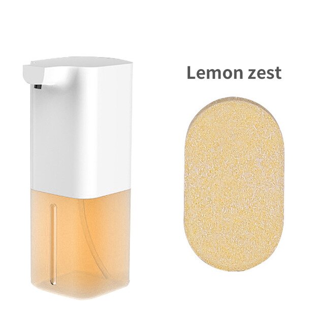 XIAOMI — Distributeur de Savon Désinfectant pour les Mains, Accessoires de Cuisine et de Salle de Bain, Rechargeable par USB, Capteur Infrarouge, , Nouveauté, 320ML: Type C Yellow 1 PCS