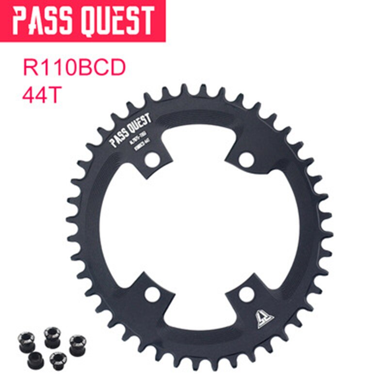 Cykel oval klinge krank 110 bcd smal bred mtb mountain road cykel oval kranksæt plade tand 42t/44t/46t/48t/50t/52t: 44t
