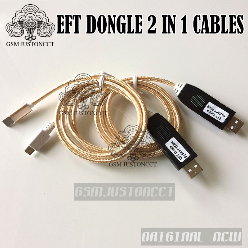 original News EASY FIRMWARE TEMA / EFT DONGLE EFT Dongle Serial 2 IN 1 cable