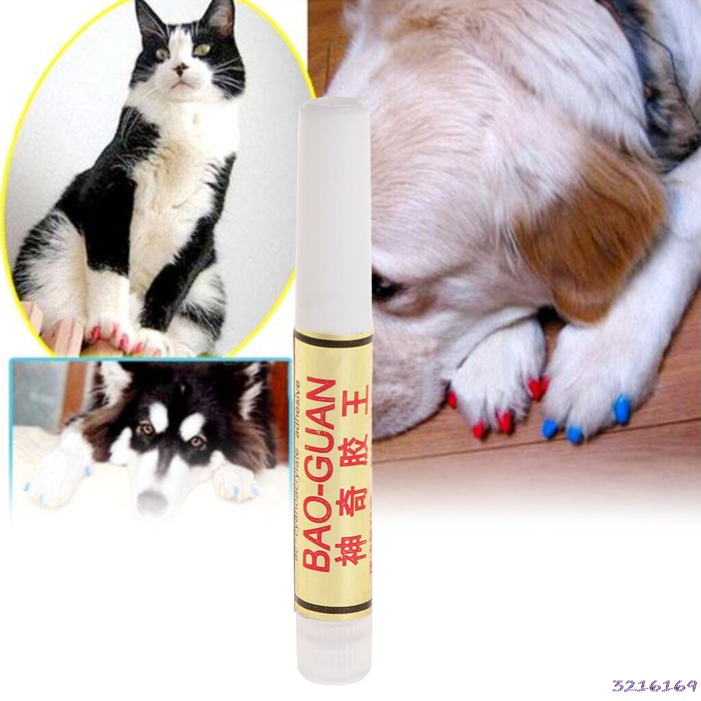 Capuchon de clous à colle pour animaux | Protection de couverture pour ongles, chien chat chiot griffe pattes adhésif applicateur doux, accessoires de toilettage