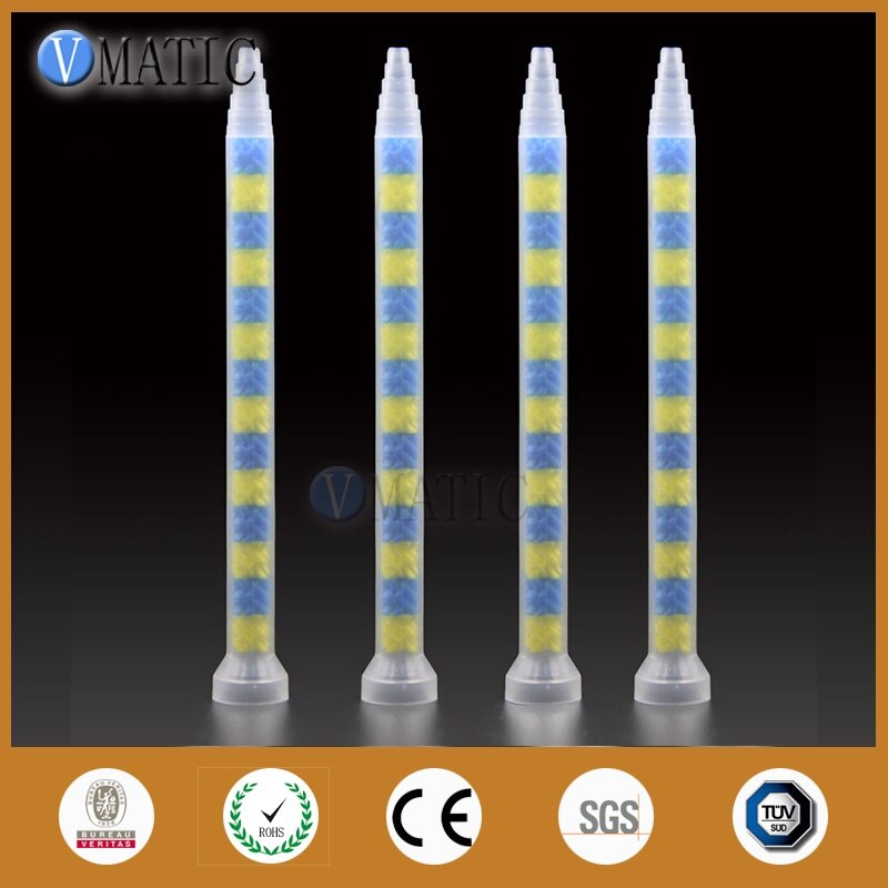 10 Pcs GSM9-14 Alle Doeleinden Gebruiken Lijm Doseer Plastic Statische Mixer Nozzle Ab Lijm Mengen Buis