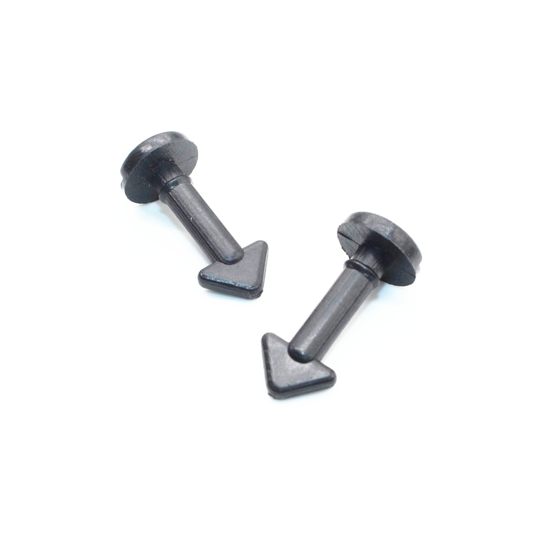 Tornillo de placa de ajuste de motor de coche, sujetador de plástico para Citroen, Picasso, Peugeot 307, Clip de remache, 10 Uds.