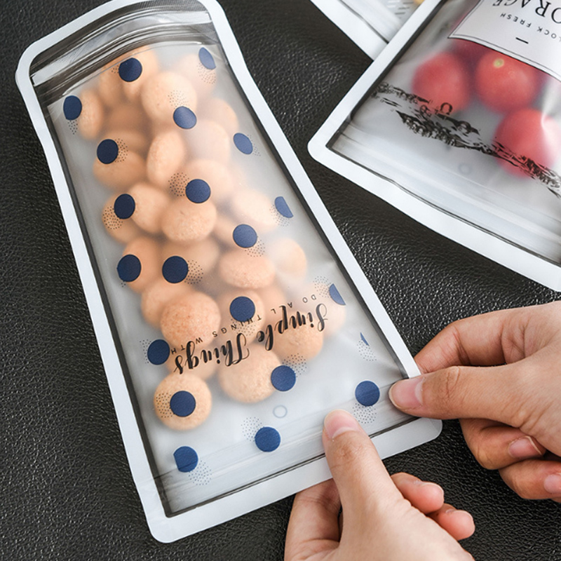 4 sztuk żywności świeżego torba matowy jasne wielokrotnego użytku woreczek hermetyczny silikonowy próżni uszczelniaczem jedzenie owoców mięwięc przechowywania torby na zamek błyskawiczny jedzenie stopień torby z zapięciem