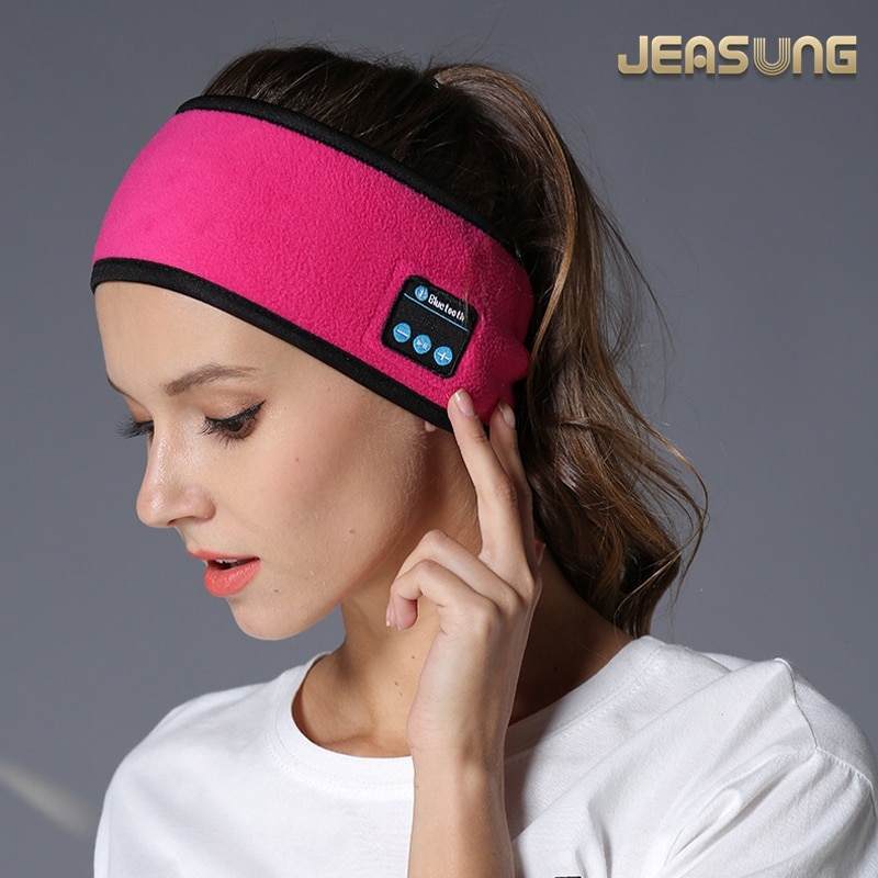 Sans fil Bluetooth 5.0 écouteur yoga bandeau chapeau doux sport Smart Cap haut-parleur intelligent stéréo écharpe casque avec micro