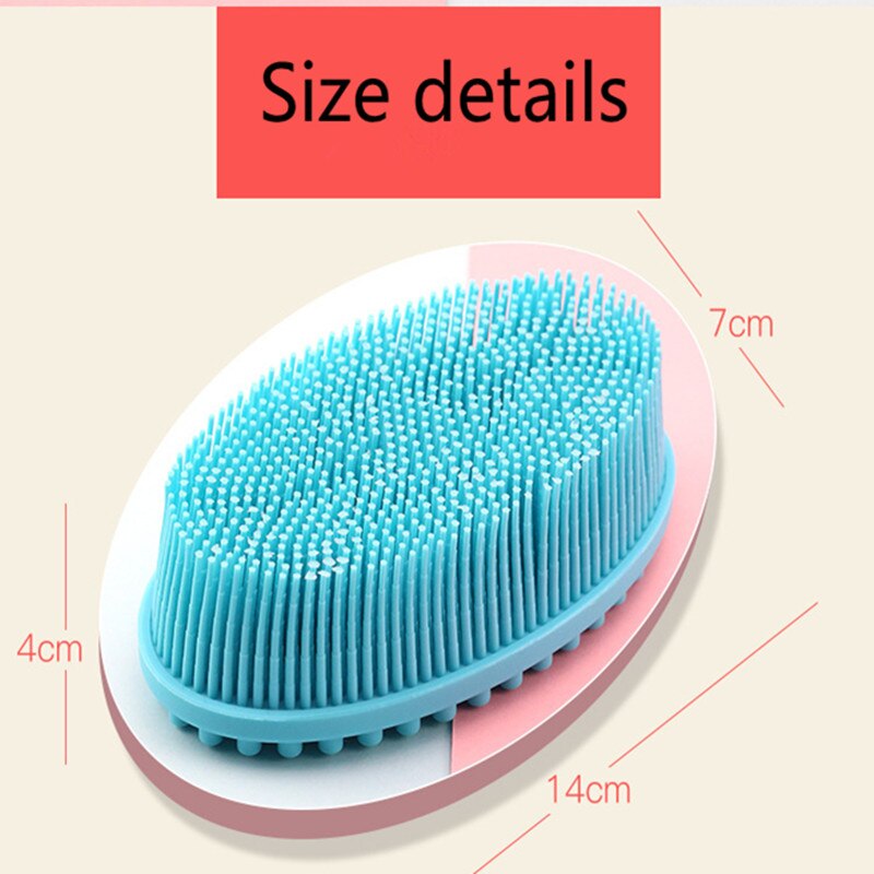 Cepillo de masaje seco de silicona para cuerpo, esponja de baño para cuerpo, anticelulitis, espectáculo de baño, esponja de masaje seco, Bast Wisp