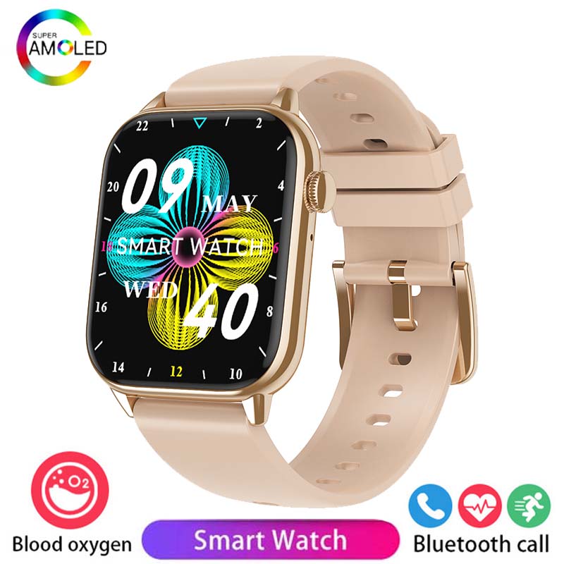 Smartwatch étanche pour hommes et femmes, appel Bluetooth, NDavid, IP67, fréquence cardiaque, oxygène sanguin, montre de sport, Android, IOS, , 2024: WHITE
