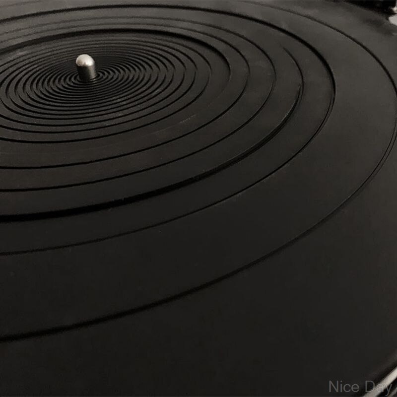 Anti-vibrasjon silikon pad gummi lp antiskli matte for grammofon platespiller vinyl platespiller tilbehør  m27 20