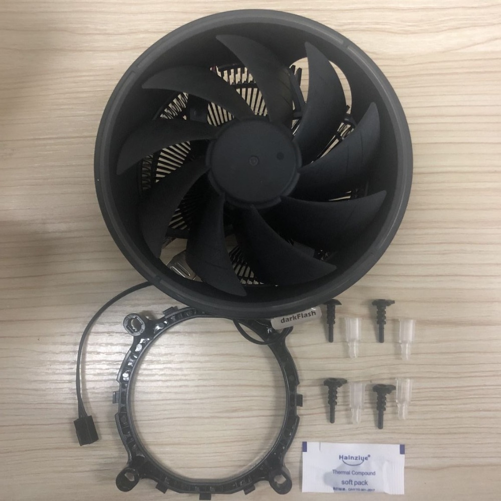 DarkFlash Computer Case CPU Cooler Radiator Aluminum 12V Processor Cooler CPU Cooling Fan ARGB for Intel 1151/1155/AM3/AM4 AMD