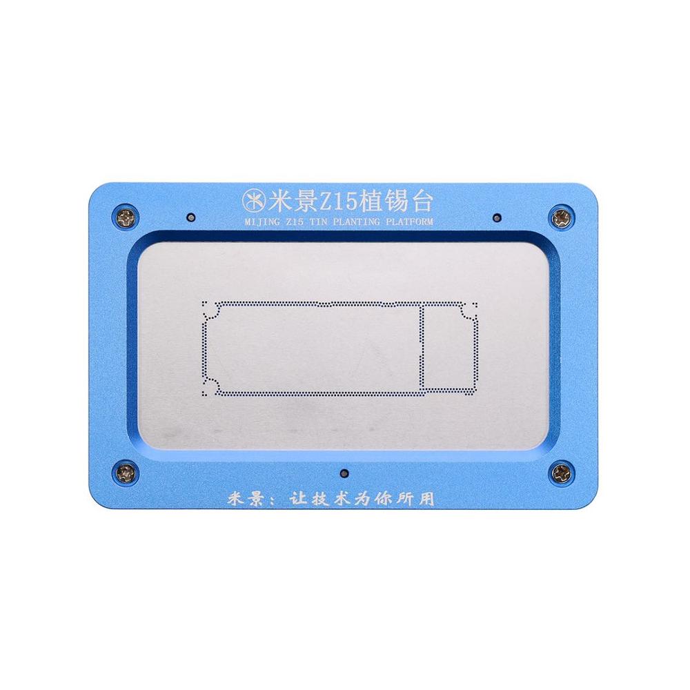MJ Z15 BGA Reballing Stencil Platform Jig Fixture Holder for iPhone 11