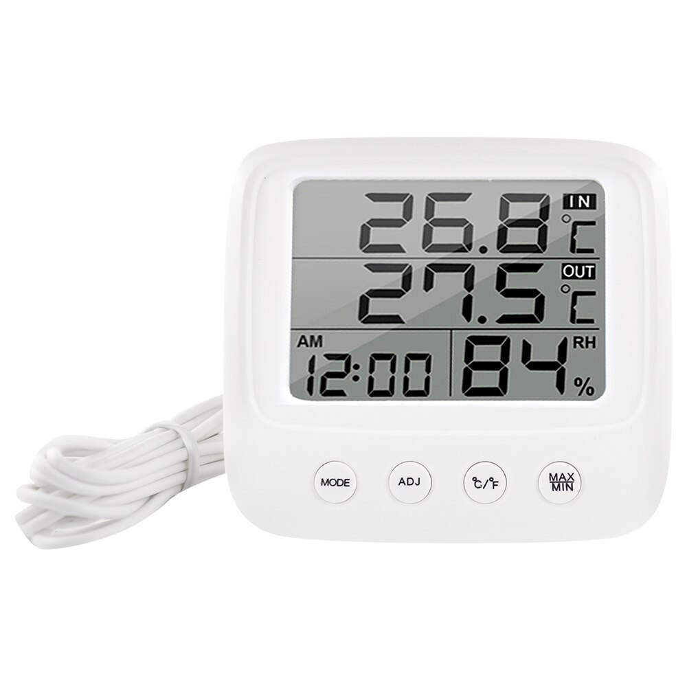 Smart LCD Digital Temperature Humidity Meter Backlight Home Indoor Electronic Hygrometer Thermometer Weather Station Baby Room