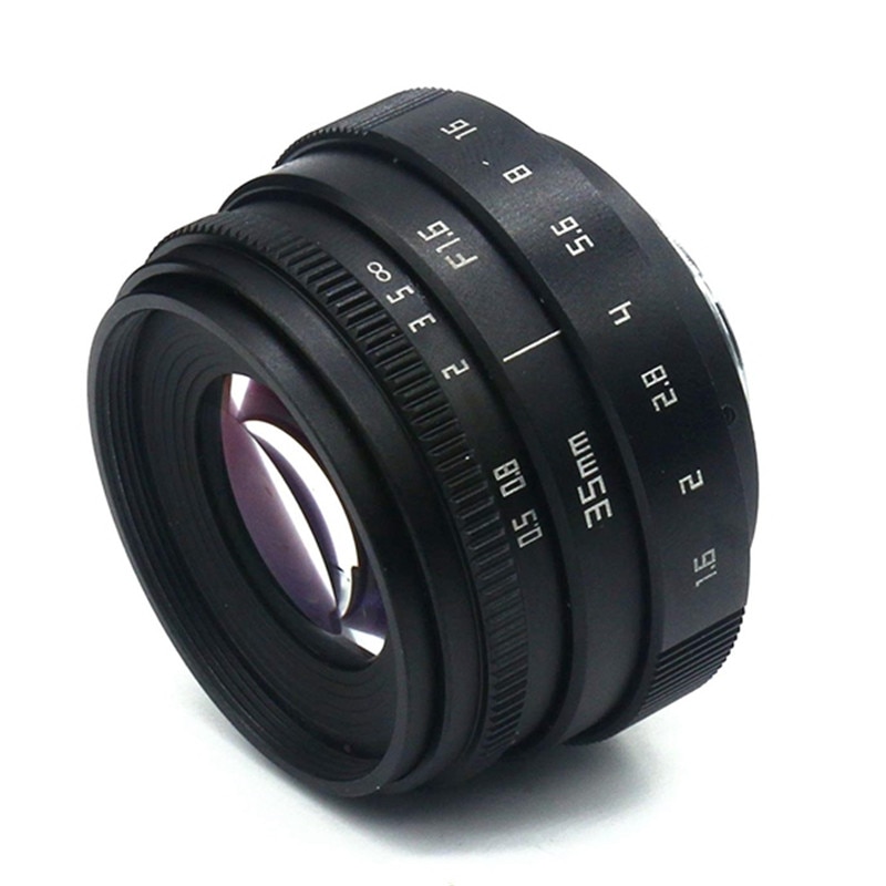 Mini 35mm F1.6 APS-C Television TV Lens/CCTV Lens For 16mm C Mount Camera