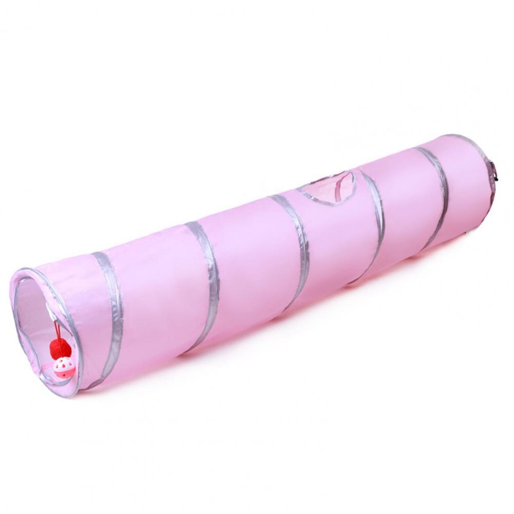 Slijtvast Huisdieren Speelgoed Inklapbare Pet Tunnels Speelgoed Huisdieren Accessoire:  Pink