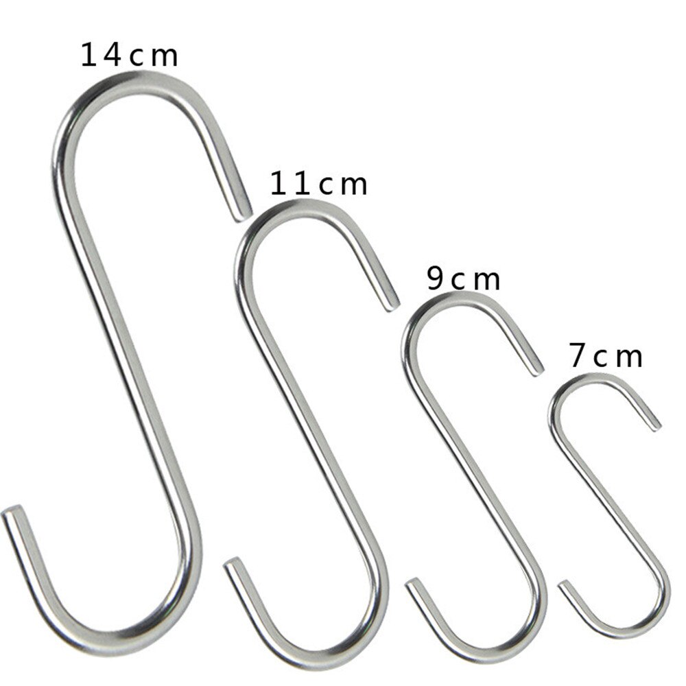 Metalen S-Vormige Haken Keuken Opslag Houders Sluiting Diversen Organizer Gietijzeren Opknoping Rvs S Haken Kleerhanger