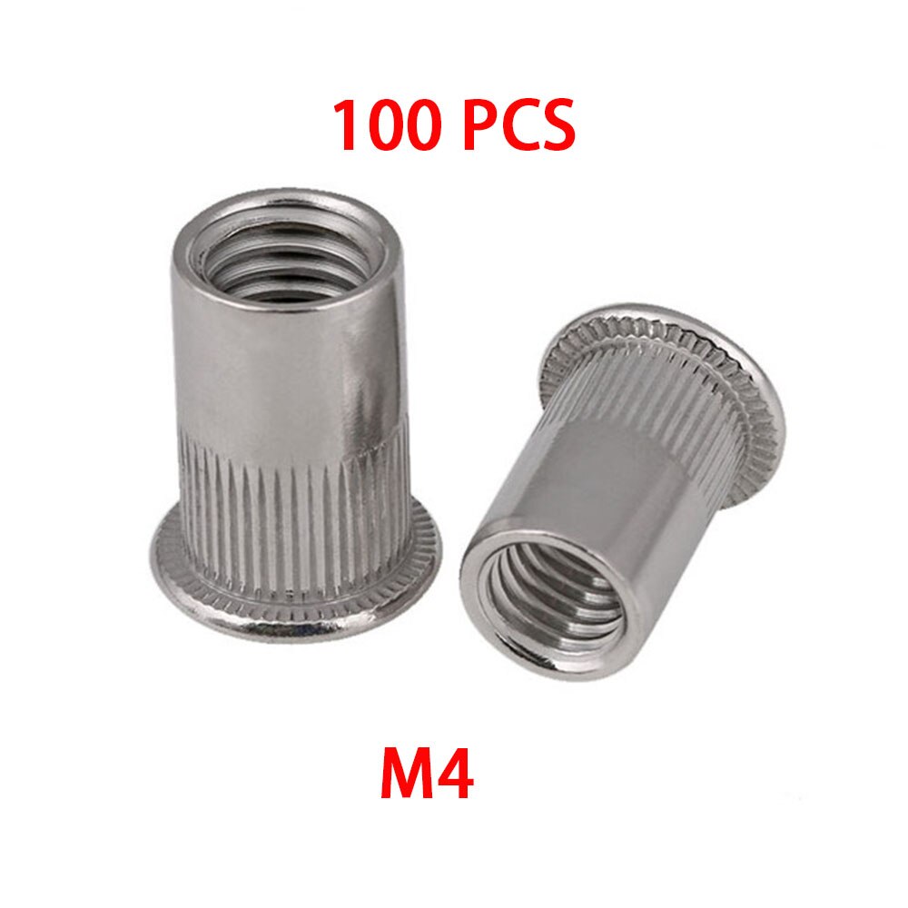 Nakrętka nitu ręcznego głowica pistoletu nakrętki prosta instalacja instrukcja nitownik Rivnut narzędzie akcesoria części robić nakrętek M3 M4 M5 M6 M8 M10: M4-Rivet Nuts