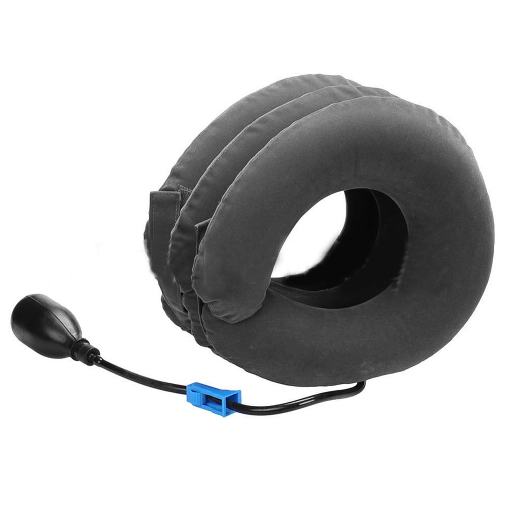 Collier gonflable cou vertèbre cervicale Traction dispositif de renfort souple maux de tête tête dos épaule cou douleur cou tracteur Massage