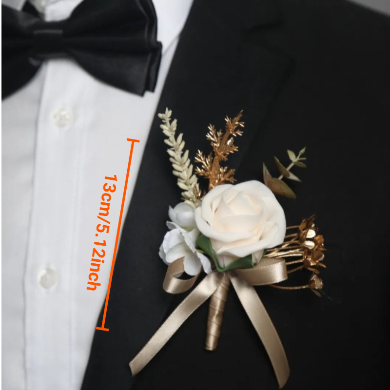 Hochzeitssträuße für sterben braut, brautjungfernsträuße, künstliche blumen, weinroter rosenstrauß für sterben braut, kirchen- und heimdekoration: Grün