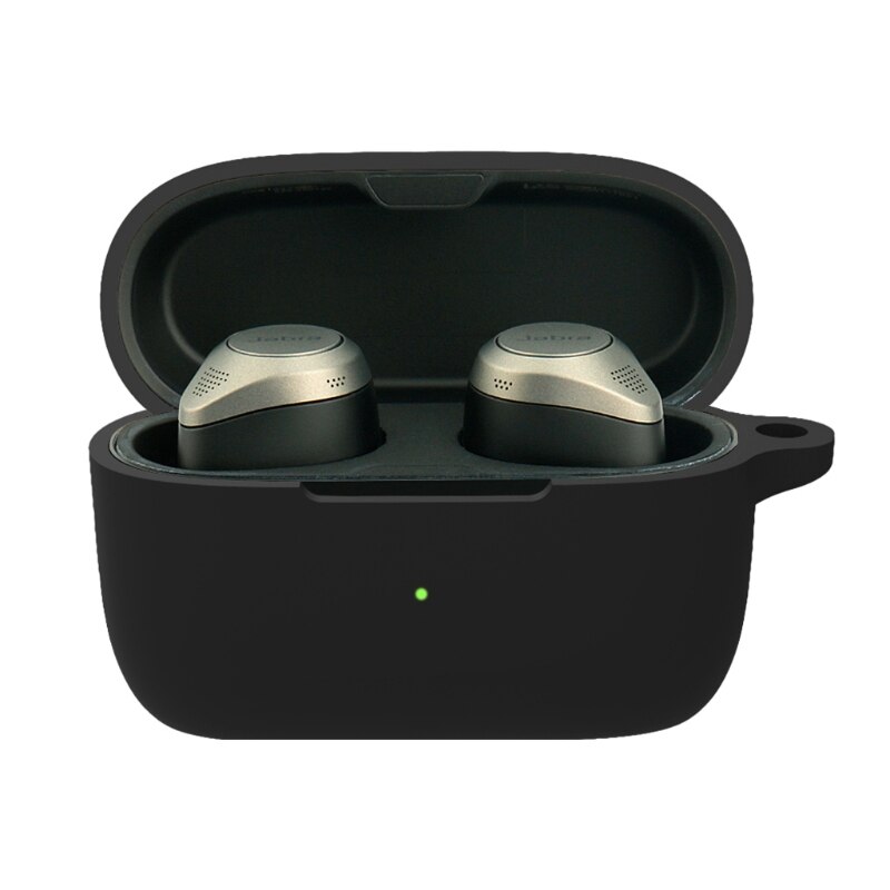 Pestävä silikonisuojakotelo, putoamissuojattu nappikuulokekotelo jabra elite 85t: lle todelliselle langattomalle bluetooth-nappikuuloketarvikkeelle: A