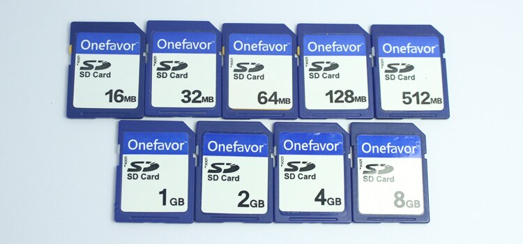 10PCS onefavor 1 GB Secure Digital 1G 1GB SD Memory Card