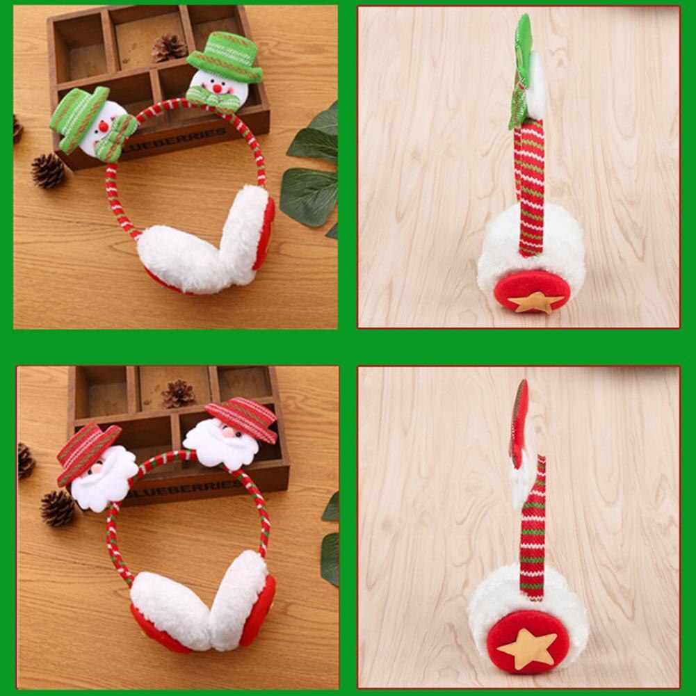 Cache-oreilles en fausse fourrure, cache-oreille en fausse fourrure, de dessin animé, de noël et d'hiver