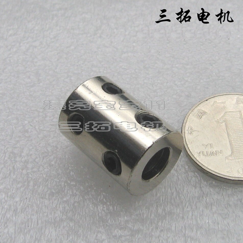 Starre Koppeling Motor Accessoires Staal Mouw Met Jacking Schroef Binnenste Gat 5, 6, 7, 8, 10 Maten Zijn Optioneel