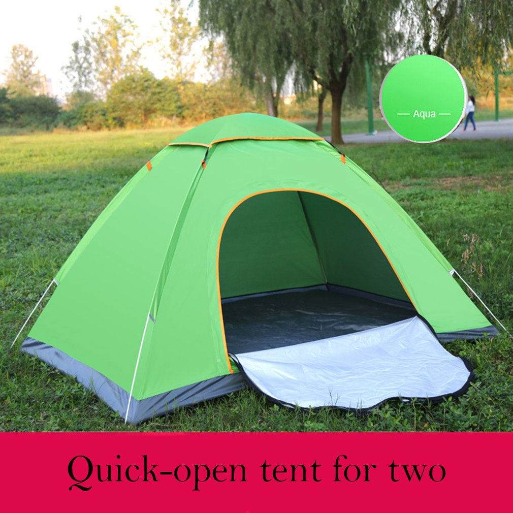 2 Person Beach Tent Ultralight Folding Automatic Open Tent Family Tourist Fish Camping Anti-UV