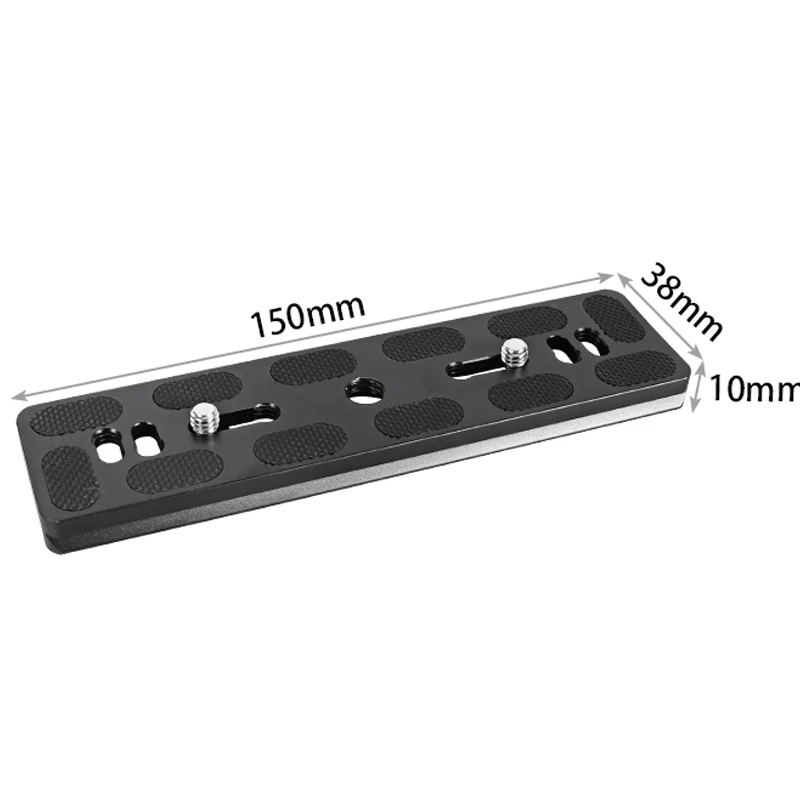 BEXIN uniwersalny stop aluminium płyta szybkiego uwalniania Adapter do montażu na statywie z 1/4 śruby dla Benro Arca Swiss głowica kulowa i kamery: 150mmX38mm