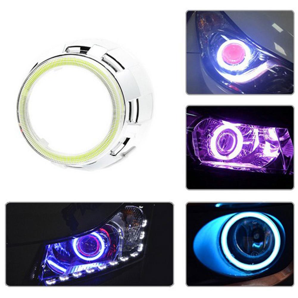 60mm-120mm Car Vehicle Universal COB LED Ring Light Headlight Lamp