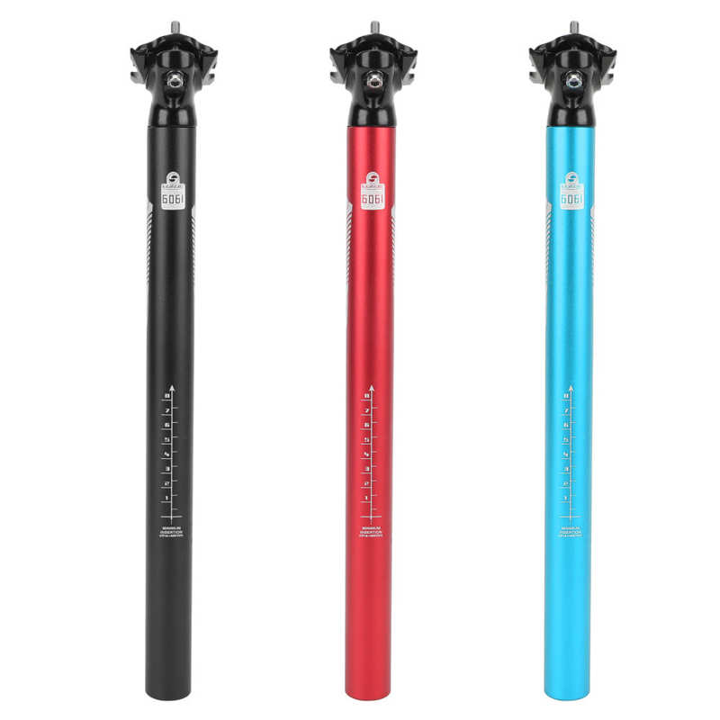 Fiets Zadelpen 27.2/30.9/31.6Mm Mountainbike Zadelpen Fiets Verstelbare Aluminium Zadel Post 400Mm zitbuis