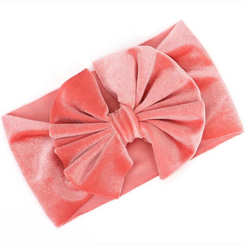 oro de bebé de terciopelo cinta elástica turbante diadema arcos niños bebé niña diademas para el pelo accesorios para el pelo para niños