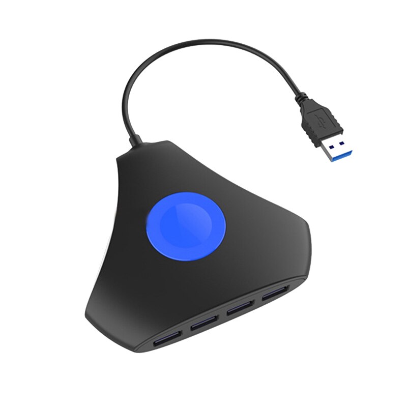 Usb 3.0 Hub High-Speed Transmissie Multifunctionele Vier-Poort Splitter Hub Uitbreiding Converter Usb Converter