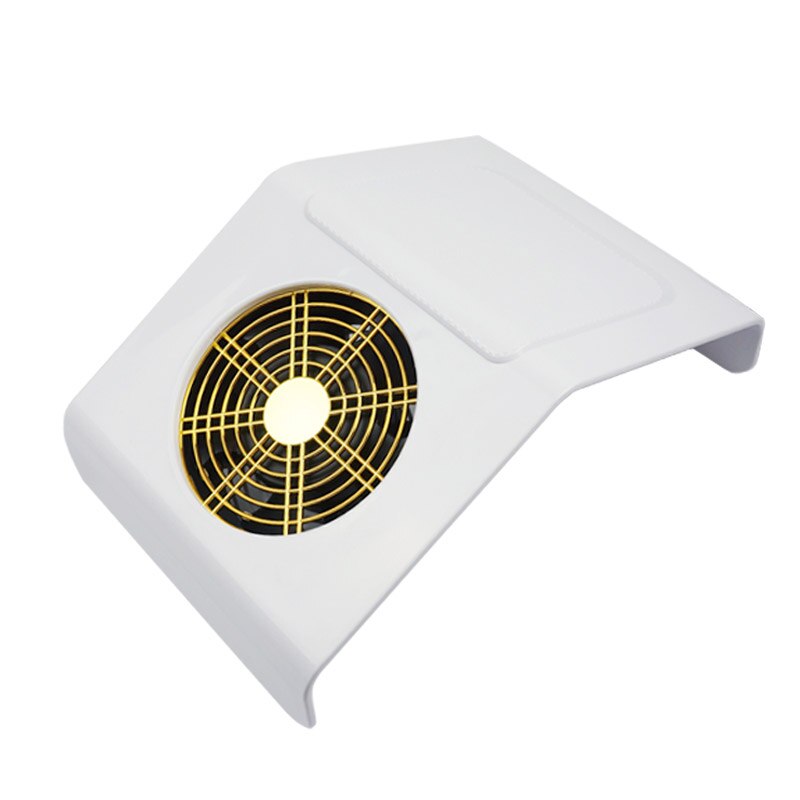 80W Sterke Nail Stofafzuiging Collector Stofzuiger Met Stofzak Nail Art Salon Tool Nail Dust Collector: 858-2a-White