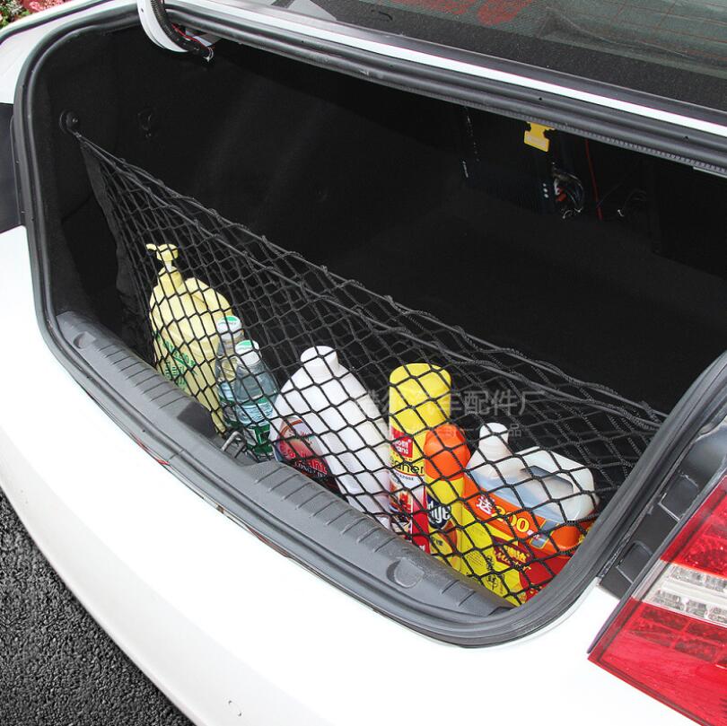 Universele Auto Kofferbak Boot Organizer Pocket Cargo Auto Netto Mesh Elastische Bagage Opslag W/4 Haken