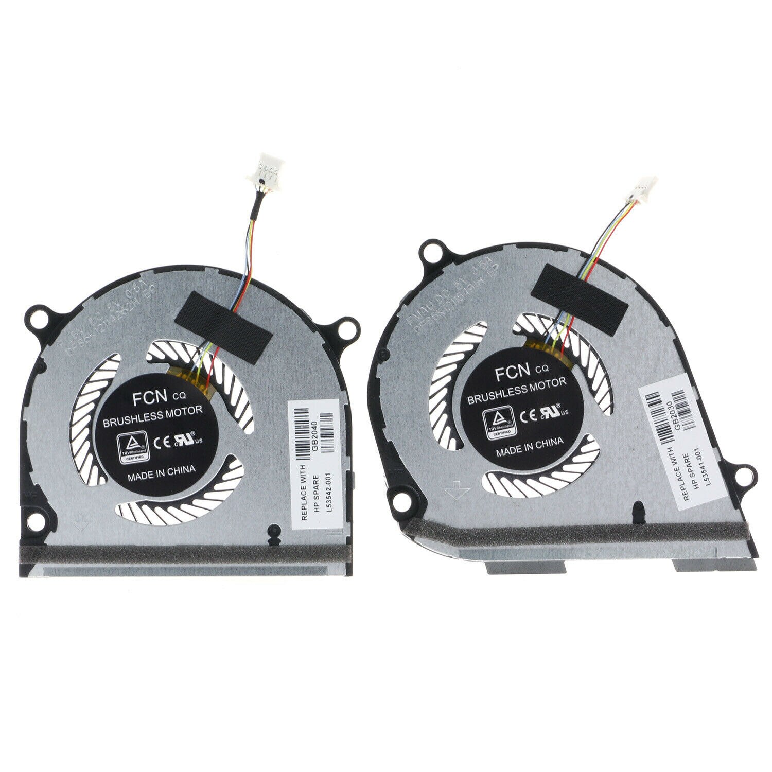 Laptop CPU+GPU Cooling Fan For HP ENVY X360 15-DS 15-DR L53542-001 L53541-001: CPU and GPU
