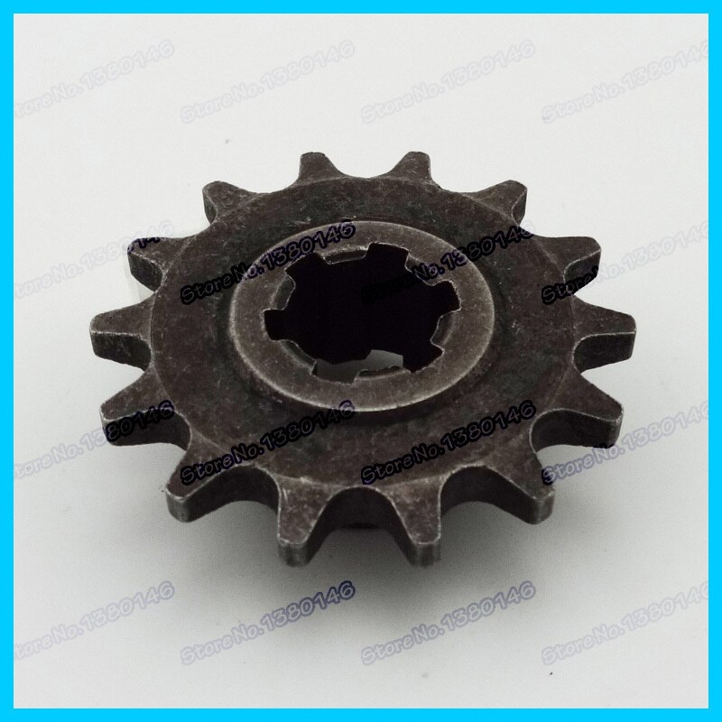 T8F 14T 2 stroke front pinion sprocket 14 tooth teeth of clutch gear box for 47cc 49cc mini crosser moto atv quad dirt bikes