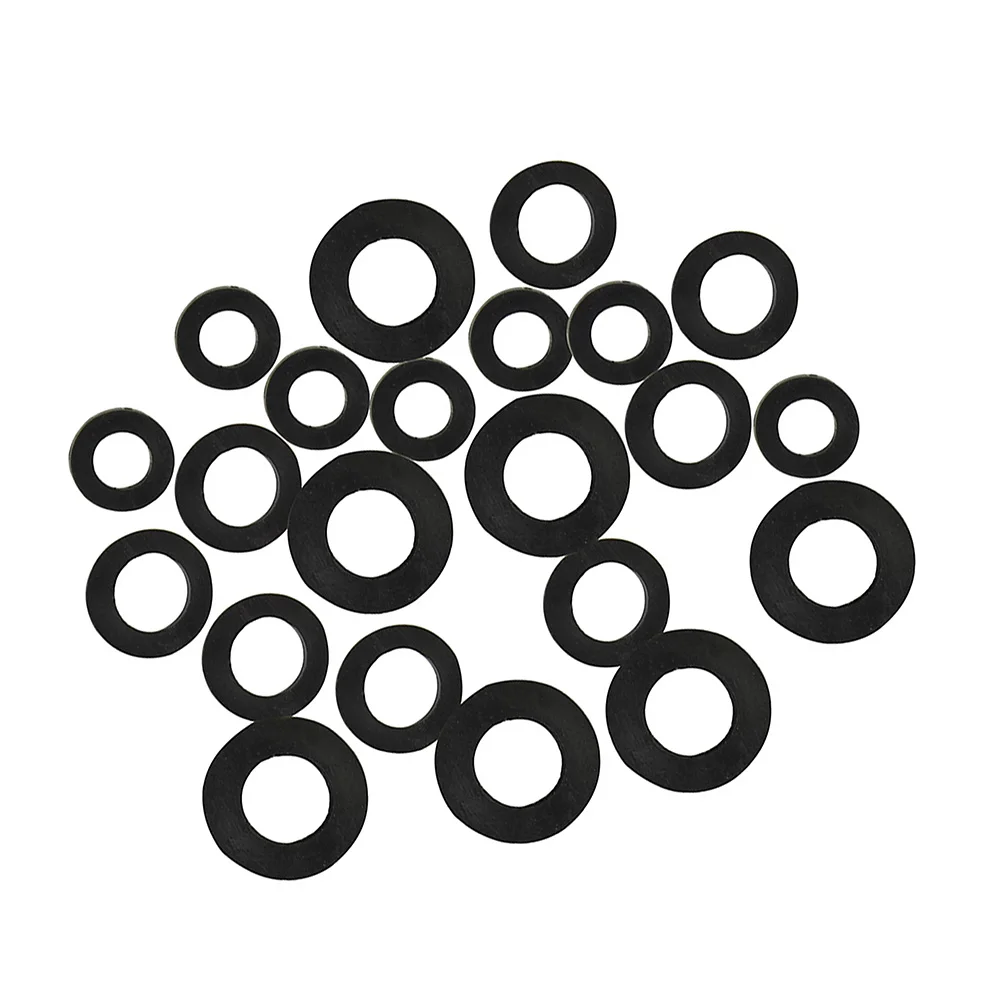21pcs Rubber Washers Tap Repair Bath Sink Basin Shower Seal Drip 3/8" 1/2" 3/4" Stop Water Flow Bathroom Products