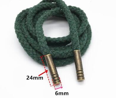 Pantalon de survêtement à tête en cuivre pour lacets de Sport, 1 pièce, cordon de serrage, corde tressée, ceinture, à capuche, bricolage, fournitures: I