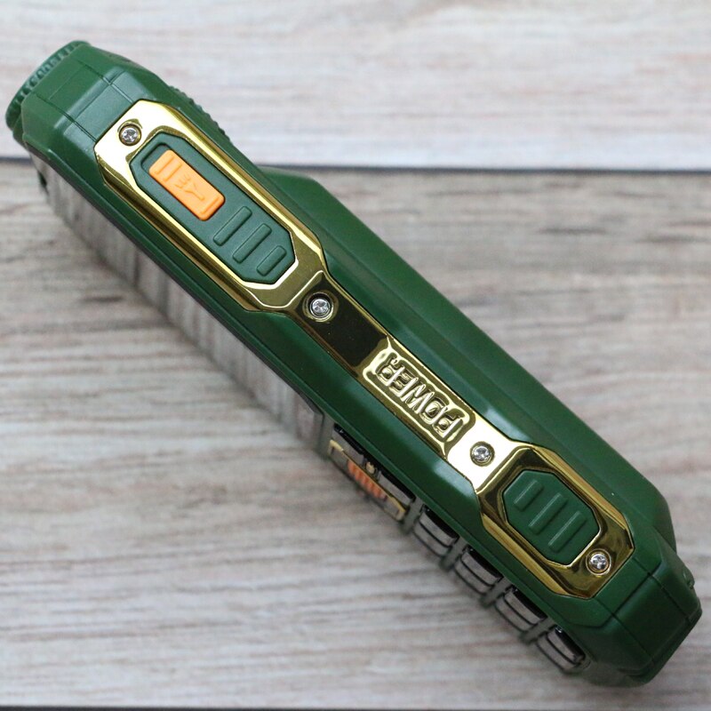Longo standby ao ar livre robusto celular grande potência sos mostrador preto teclado lanterna whatsapp dual sime som alto