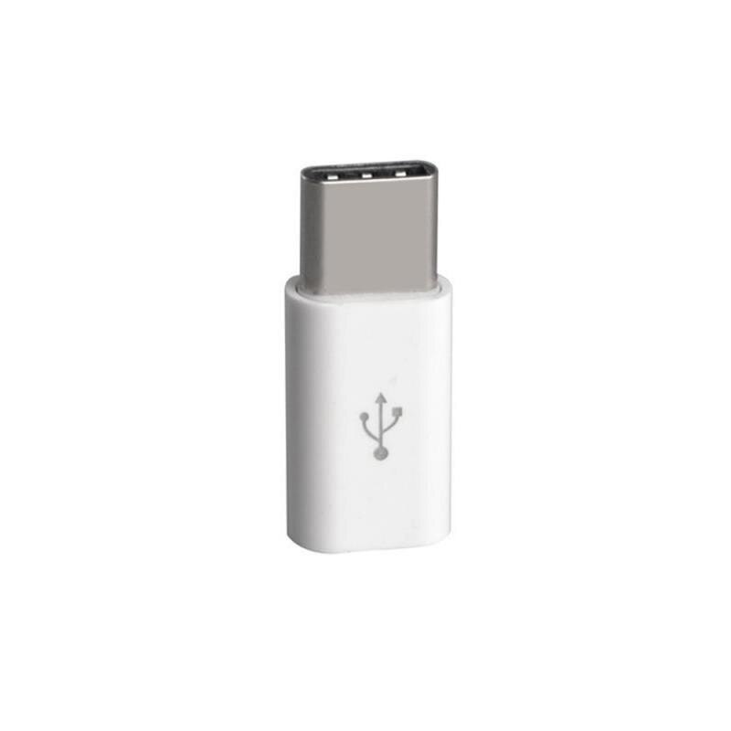 Usb Male Naar Type-C Vrouwelijke Converter Otg Adapter Mini Computer Telefoon Adapter Voor Huawei Xiaomi Samsung Usb Naar type C Adapter: 1pcs white