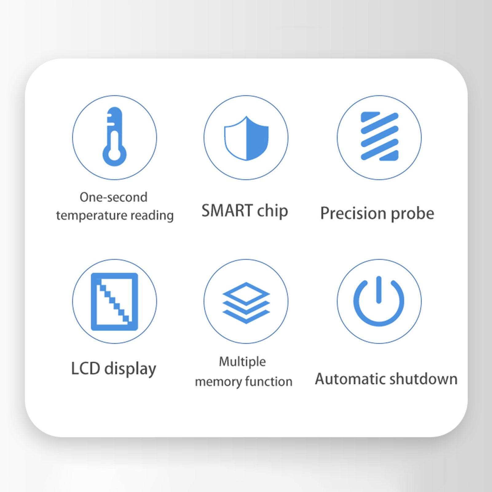 Digital Infrared Termometer Non-contact Infrared Thermometer Backlight Display High Accuracy Body Temperature Measurement