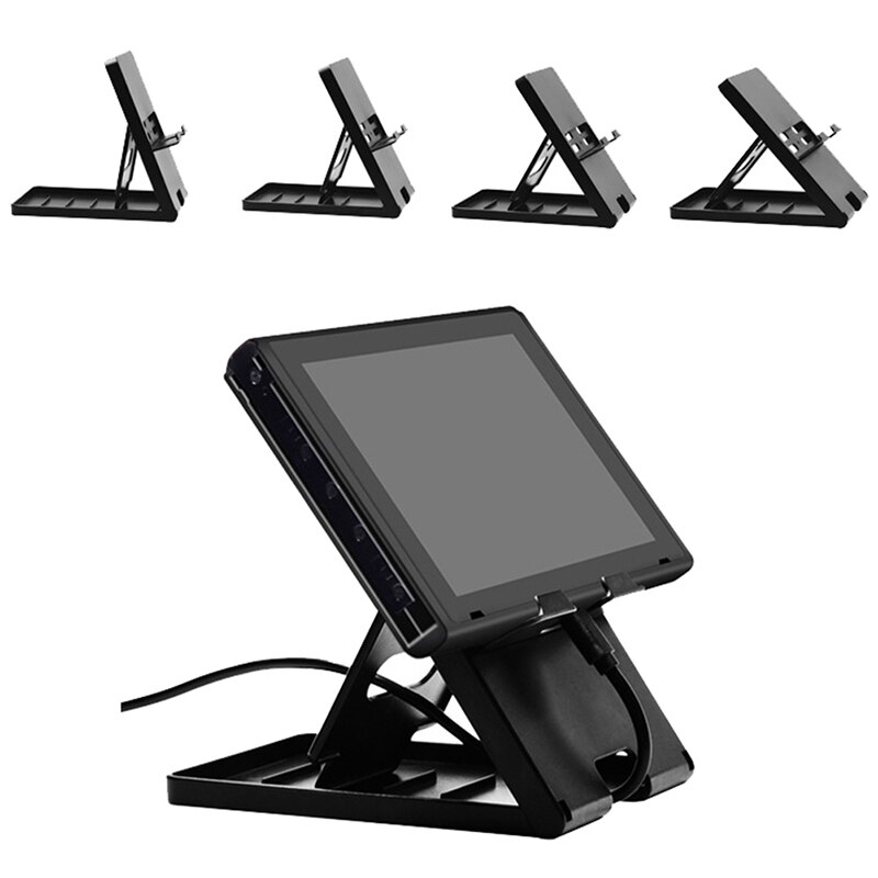 Stand Holder Base Foldable Playstand For Nintendo Switch Console Portable Multi-Angle Bracket Compact Game Rack