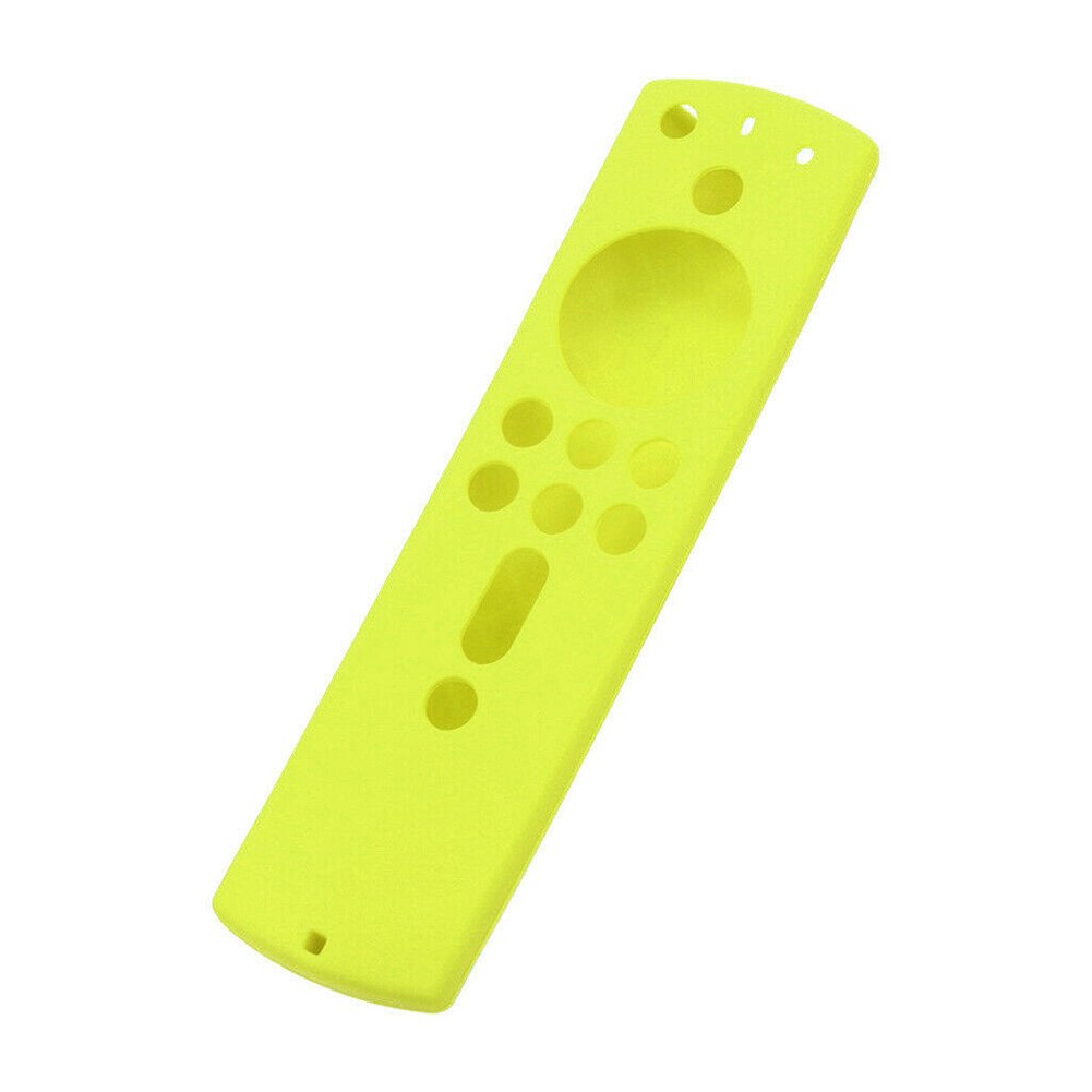 5.9 Inch Full Zachte Stofdicht Siliconen Effen Anti-kras Verwijderbare Beschermende Cover Decoratieve Thuis Voor Fire Tv Stok 4K: YELLOW