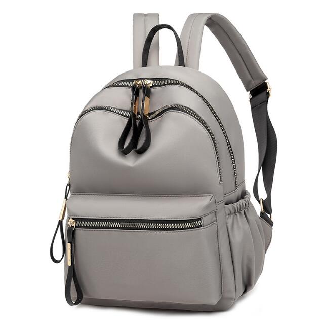 Chuwanglin Frauen Rucksack lässig Rucksack Schule Schulter Tasche Wasserdichte Rucksäcke für Teenager-Schüler Zurück packen Mochila A52104: Grau