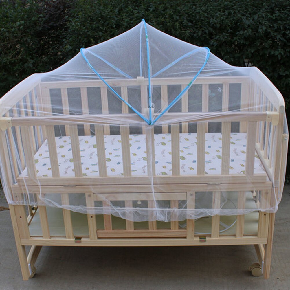 Baby Cradle Bed Mesh Mosquito Nets Foldable Summer Baby Arched Mosquitos Nets Portable Crib Netting For Infant Baby Cradle