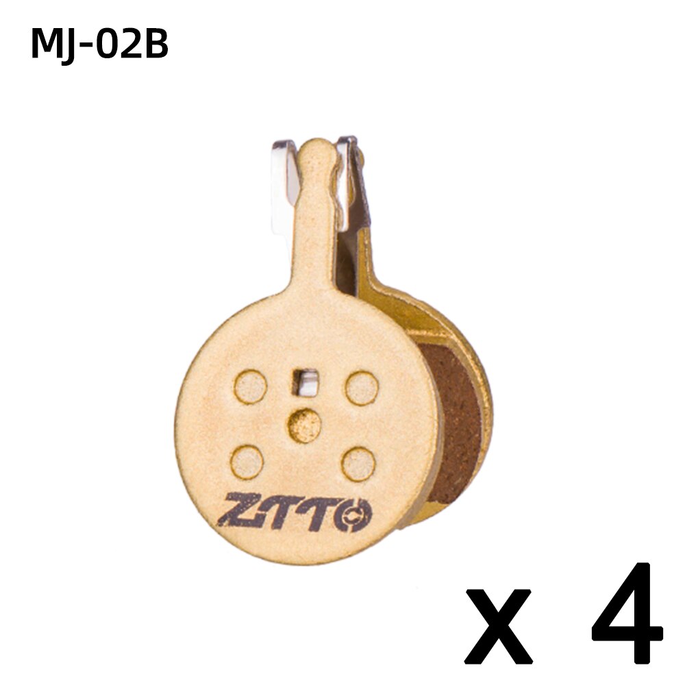 ZTTO 4 paires de plaquettes de frein de vélo entièrement en métal vtt pour MT200 M8000 M785 G03TI G04TI Code de guidage DB1 BB5 CR MT2 MT4 R1 frein à disque de vélo: Gris clair
