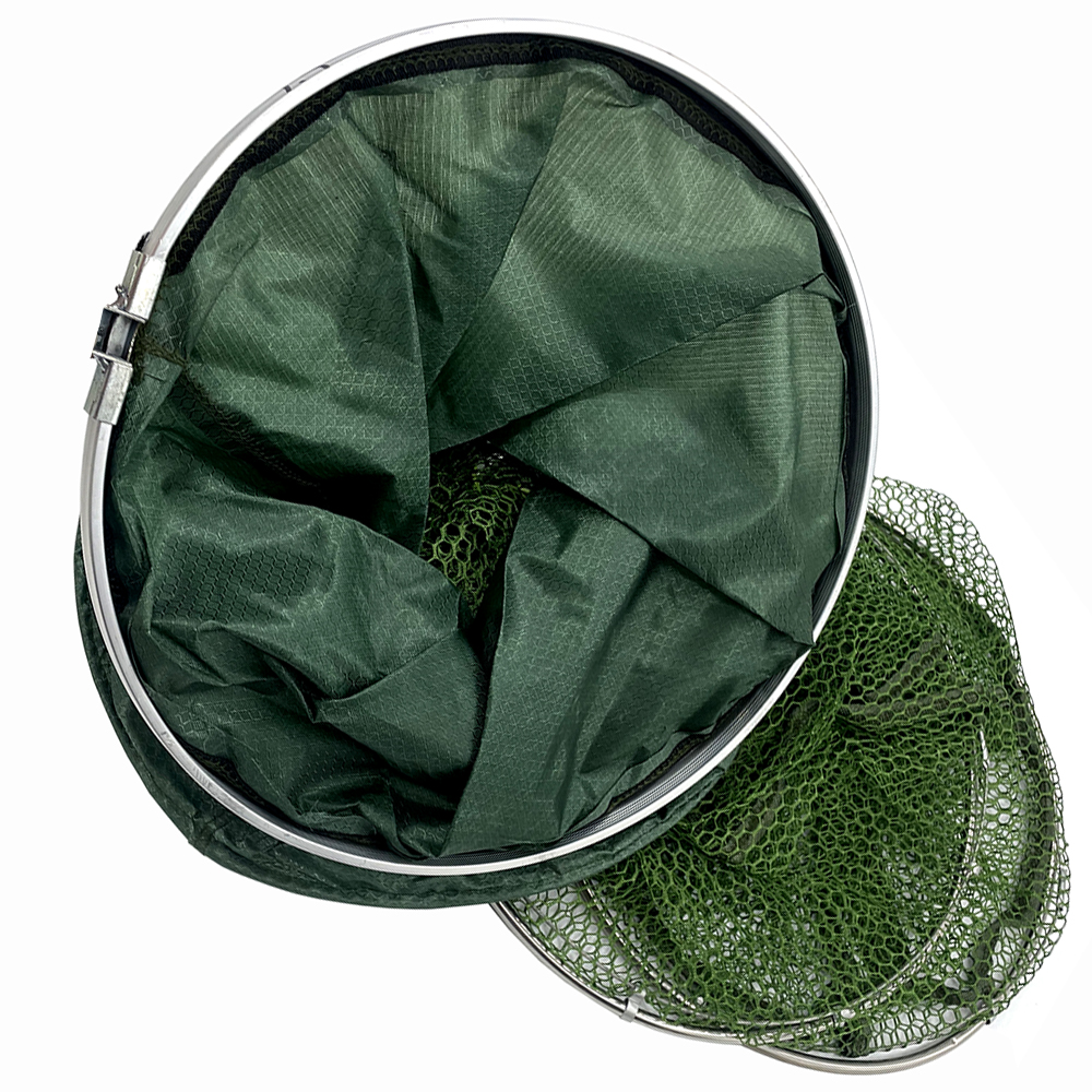 Fyke Net Stainless Steel Fish Care Net Fishing Basket Dip Net Outdoor Carp Trap Fish Mouth Protection Basket Carp Fishing Tool