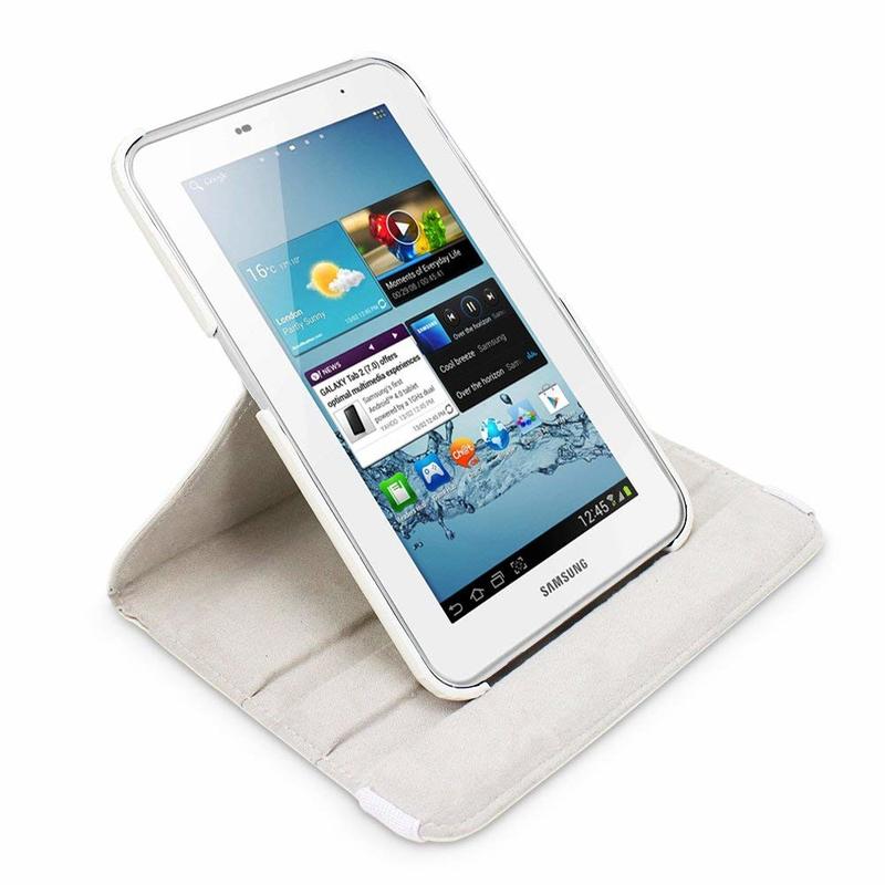 For Samsung Galaxy Tab 2 7.0 Case 360 Rotation Flip PU Stand Case Cover for Samsung Galaxy Tab2 7.0 P3100 P3113 Tablet Funda