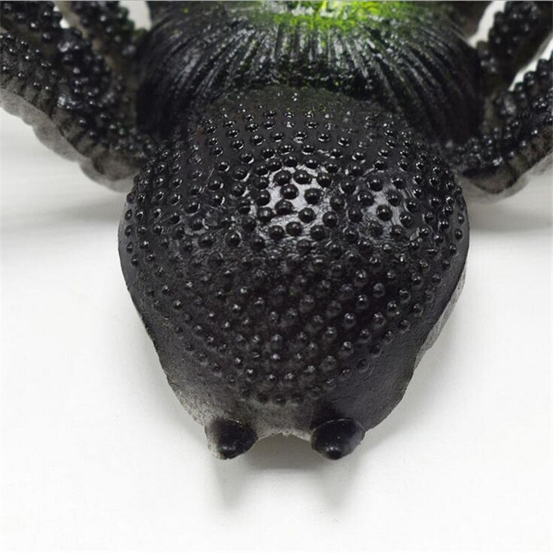 Colorful TPR Simulation Big Spider Insects Model Toys Prank Tricky Scary Toys Halloween Props Children's Model Toys